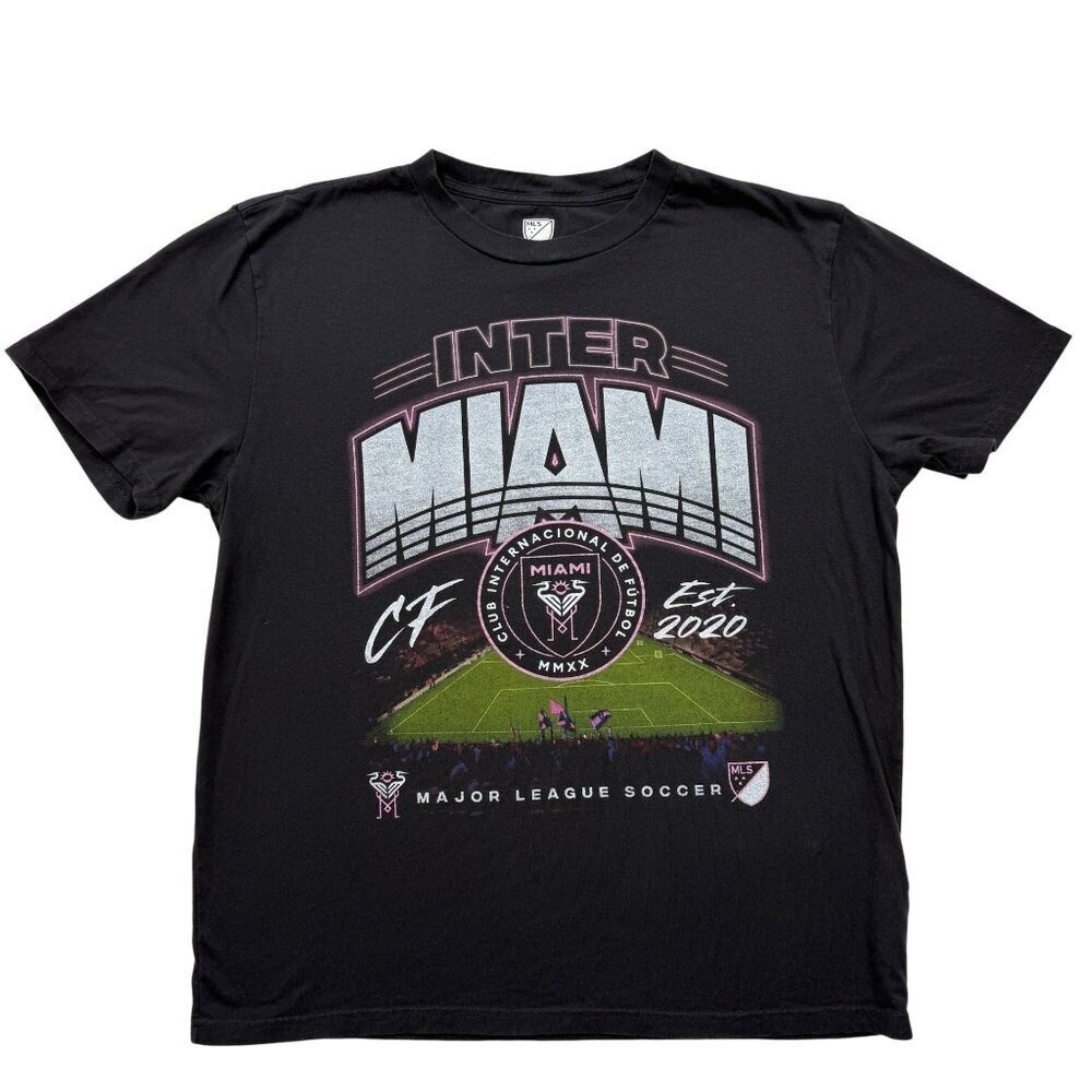 RARE MLS Inter Miami CF x Abercrombie & Fitch Tee 2020 Inaugural Season Size L